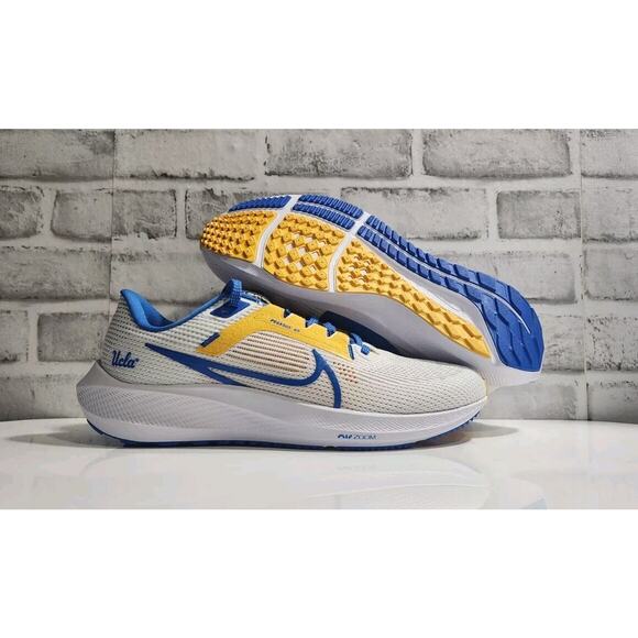 Nike Air Zoom Pegasus 40 UCLA Bruins Men's Road Running Shoes NEW US 9 - Picture 1 of 6